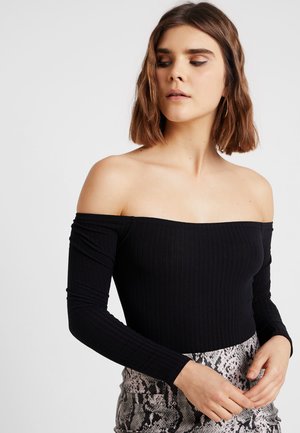 BARDOT BODY - Topper langermet - black