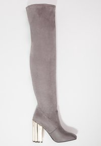 Public Desire Botas de tacón - light grey