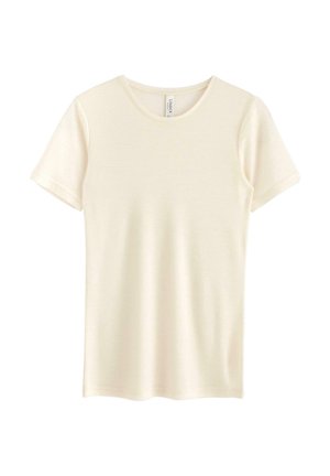 Lindex T-shirts basic - light dusty white