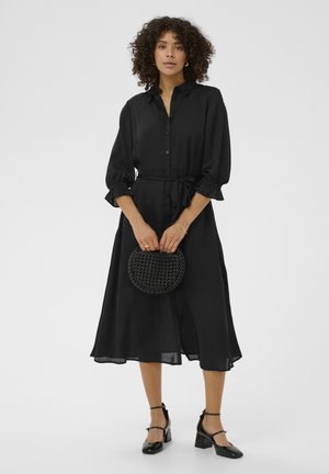 SIENNA - Rochie tip cămașă - black deep