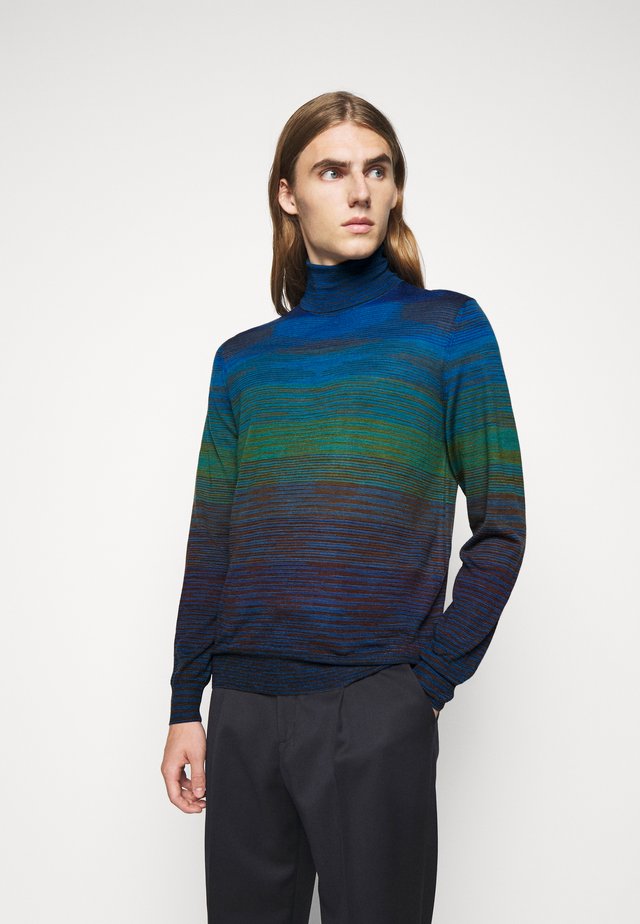 LONG SLEEVE CREW NECK - Strikpullover /Striktrøjer - dark blue