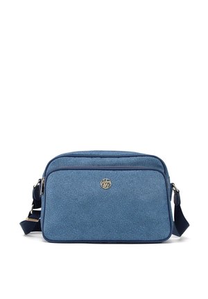 Y Not? TRACOLLA IN LOGATO - Borsa a tracolla - blu