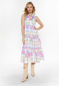 usha Freizeitkleid - multicolour sky blue