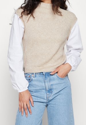 Strickpullover - beige