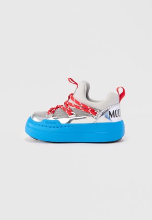 JR PARK SPACE RACE UNISEX - Baskets basses - silver-coloured/blue/red