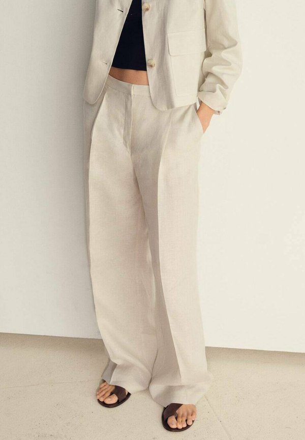 LEO - Trousers - ecru3