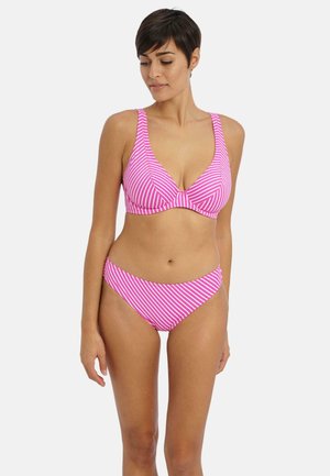 JEWEL COVE - Bikinitop - stripe raspberry