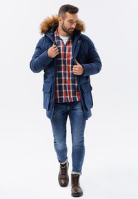 Ombre AND POCKETS  - Parka - navy