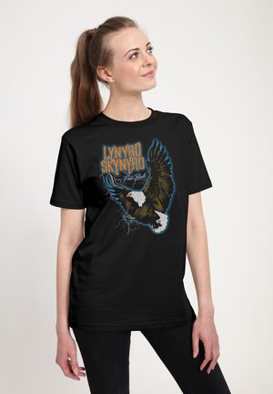 Henry Tiger Triko s potiskem - black