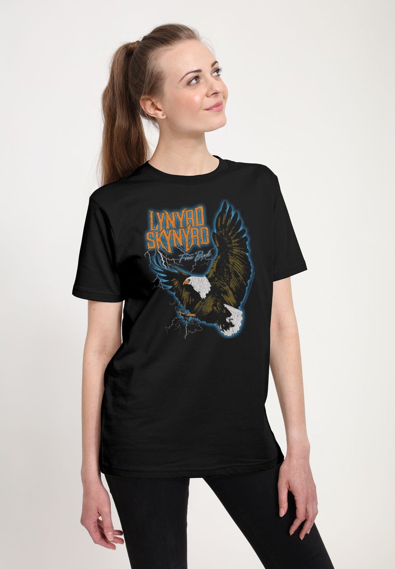 Henry Tiger Triko s potiskem - black