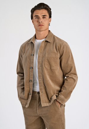 Lindbergh, SUPERFLEX CORDUROY OVERSHIRT - Leichte Jacke - lt sand