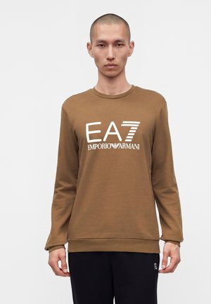 EA7 Emporio Armani, TRAIN CORE BIG LOGO  - Collegepaita - teak