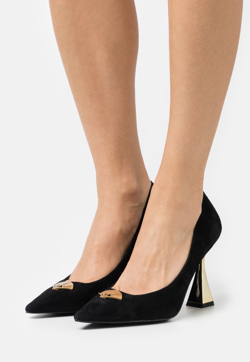 KARL LAGERFELD DEBUT FAN COURT Pumps black/gold/schwarz Zalando.ch