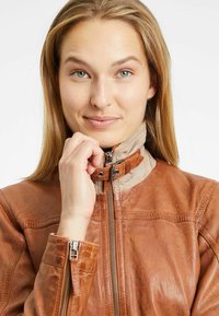 Gipsy by Mauritius GWCARLEY LAJORV - Lederjacke - cognac