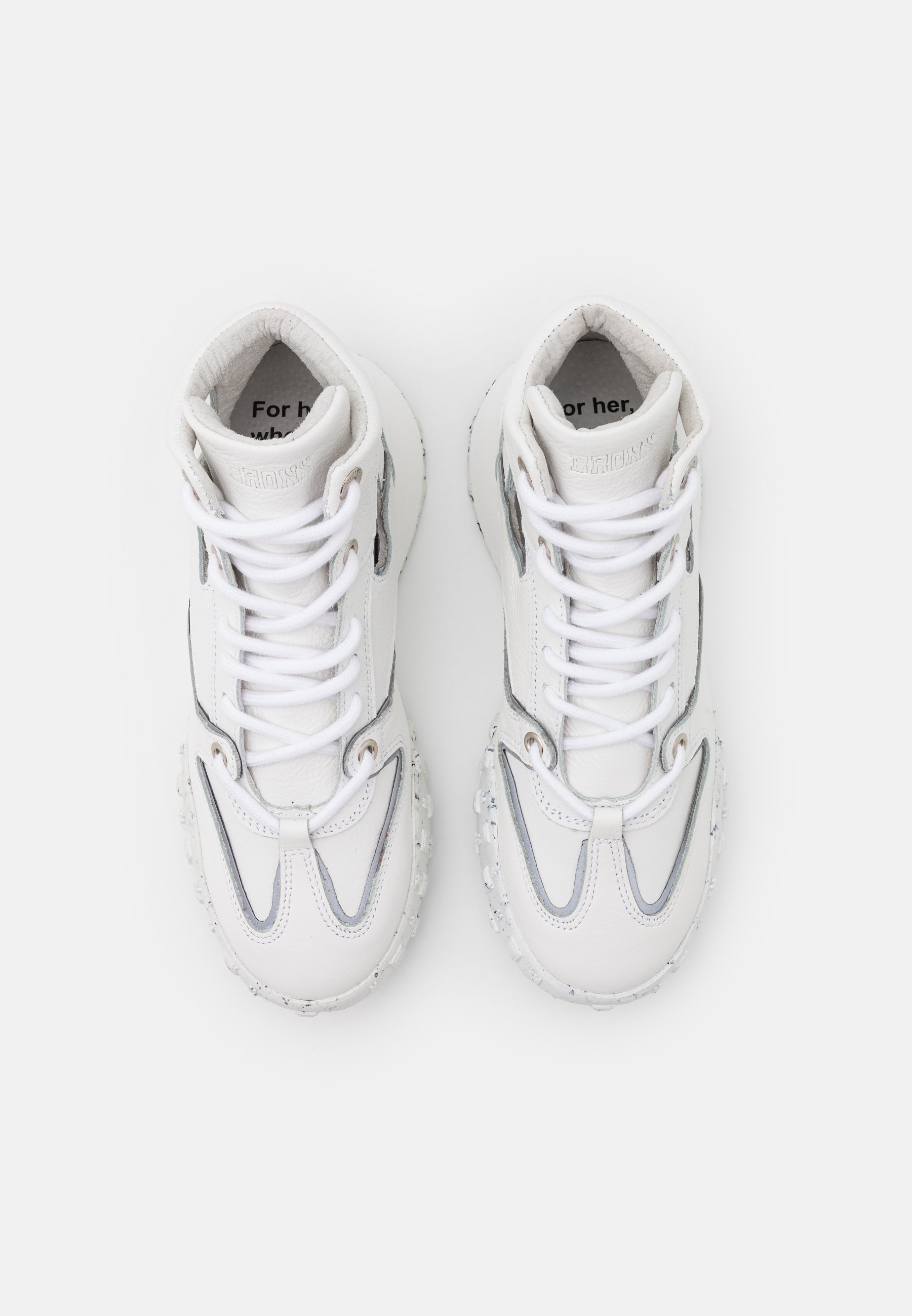 Bronx Sneakers hoog - white/wit - Zalando.nl