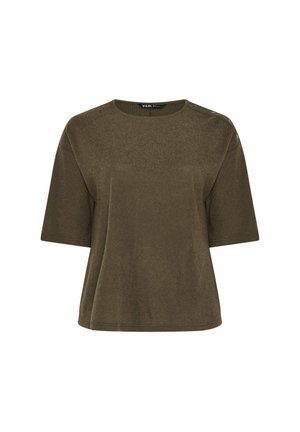 Yours Clothing, PLUS SIZE CASUAL TOPS - Longsleeve - chocolate