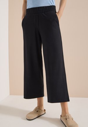 Cecil 3/4 WIDE LEG HOSE IM CASUAL FIT - Broek - black