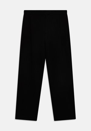 PUNTO TAILORED STRAIGHT PANTS - Trousers - black