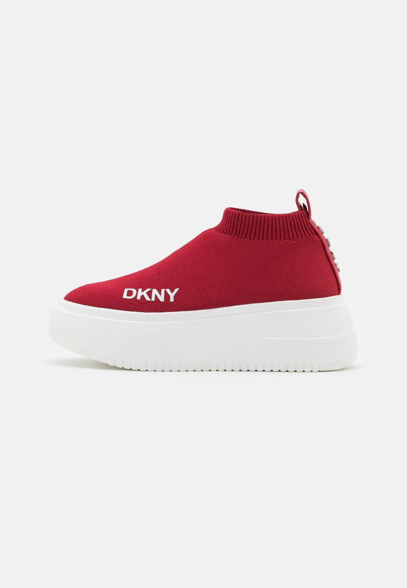 dkny red trainers