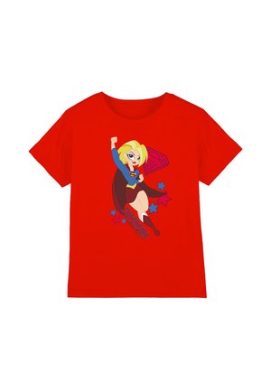 Cotton Soul, DC SUPERHERO GIRLS SUPERGIRL UNISEX - Print T-shirt - red