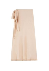 FRINGED - Wikkelrok - natural