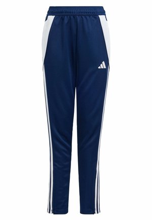 TIRO 24 SLIM - Tracksuit bottoms - team navy blue white
