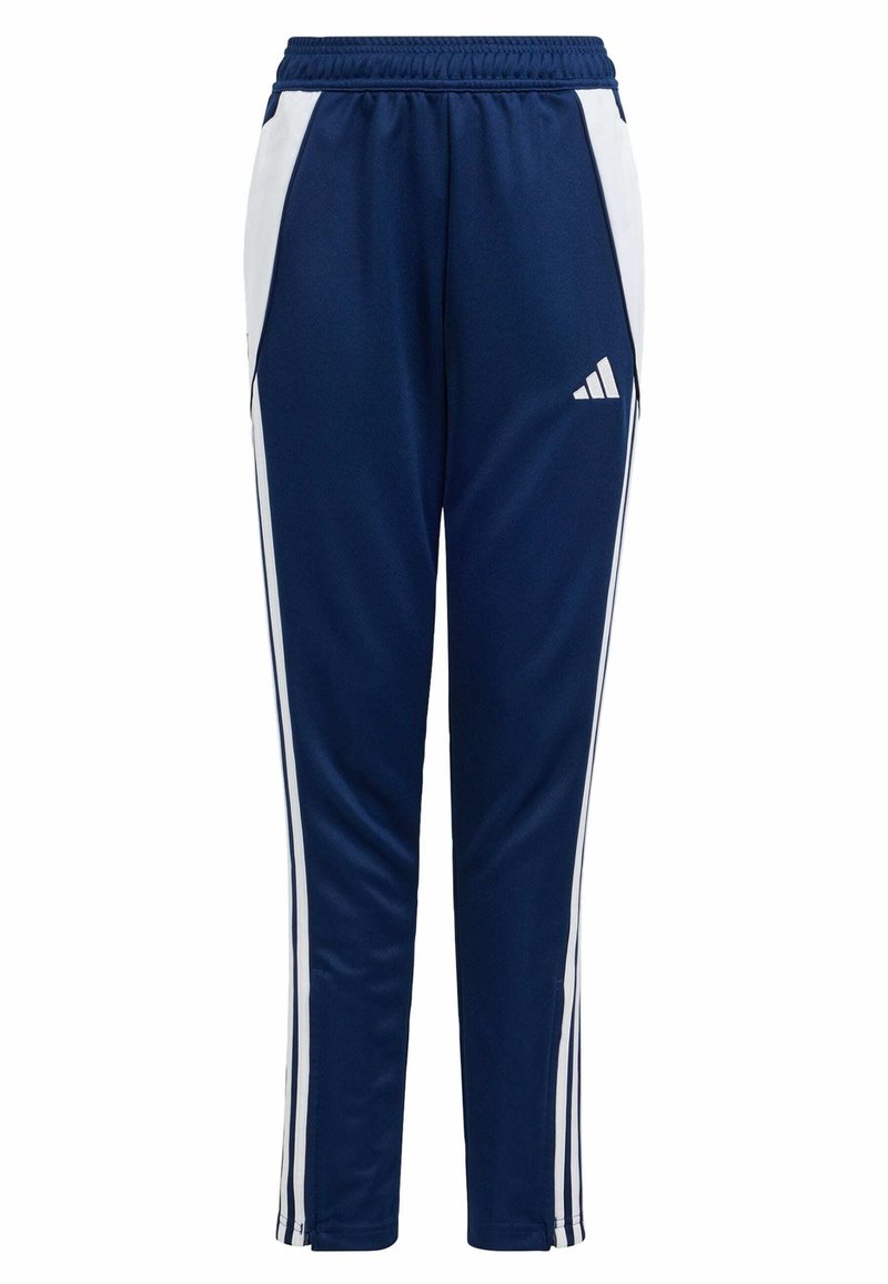 adidas Performance - TIRO 24 SLIM KIDS - Träningsbyxor - team navy blue white, Förstora