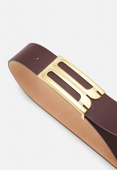 Victoria Beckham JUMBO FRAME BELT - Cinto - burgundy