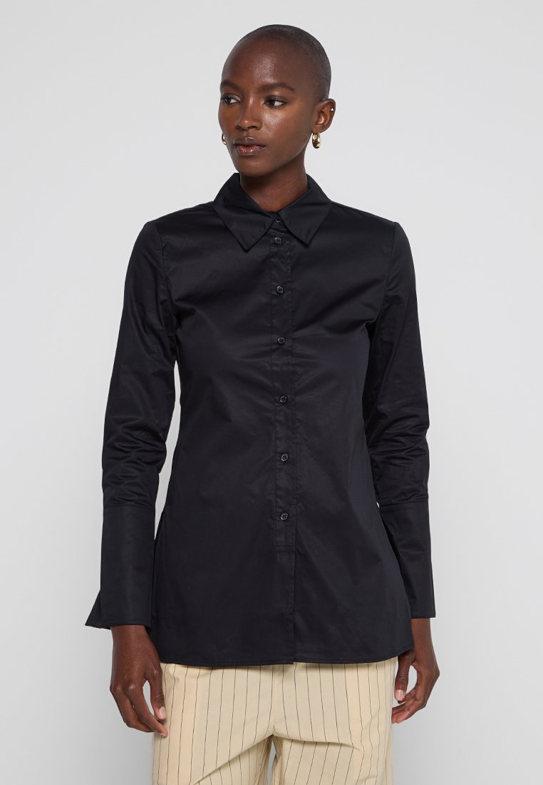 By Malene Birger Overhemdblouse zwart