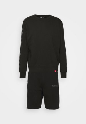 Hummel LEGACY CHEVRON SHORT SET - Træningssæt - black