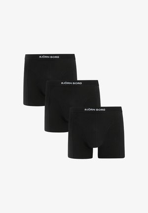 Björn Borg, SHADELINE SAMMY - BODY-FIT 3 PACK - Lange Boxershorts - zwart