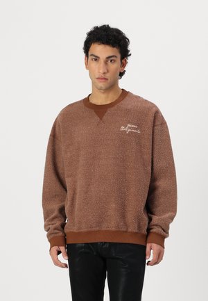 GO REVERSED CREW NECK - Sweat polaire - amos brown