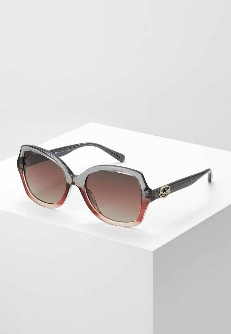 Coach Sunglasses gray/burgundy/grey Zalando.co.uk