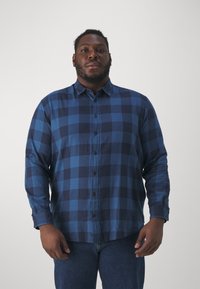 Jack & Jones JJEGINGHAM SHIRT - Camisa - ensign blue