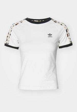 adidas Originals LEO 3S TEE - Print T-shirt - white