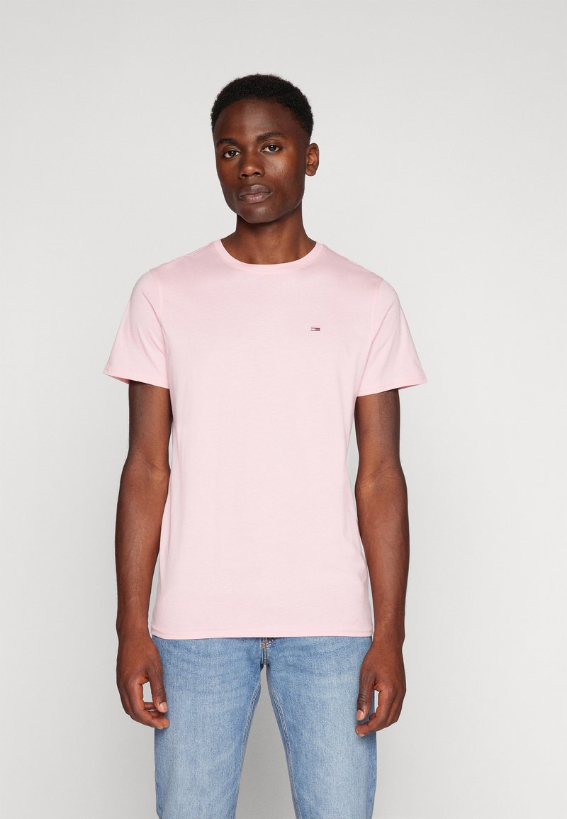 Tommy Jeans SLIM TEE - T-shirt - bas - ballet pink