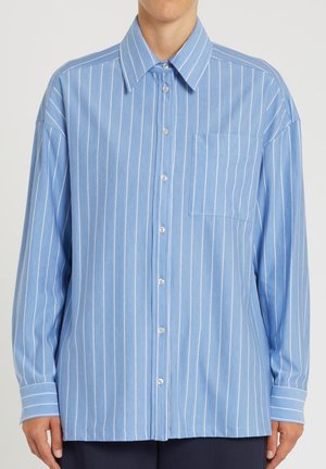 Pennyblack, CAMICIA OVERSIZE A RIGHE CON TASCA - Camicia - azzurro bianco