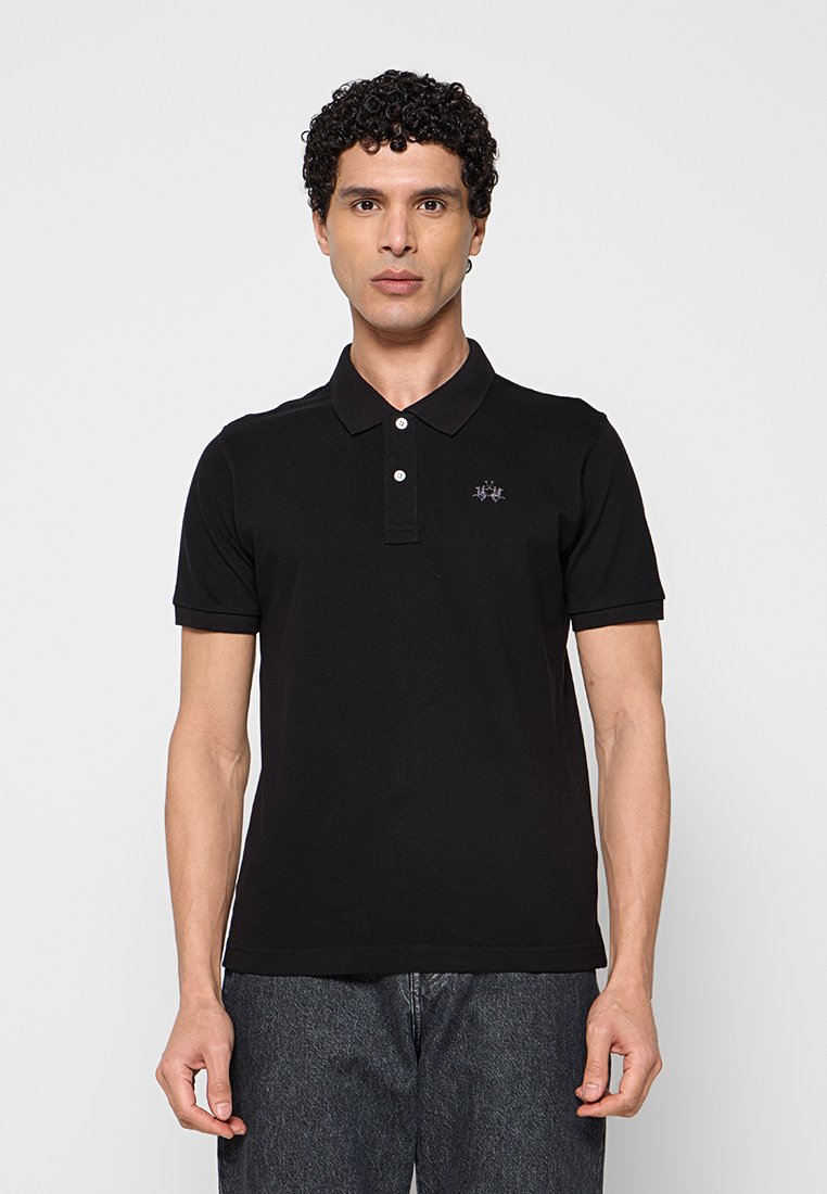 LA MARTINA Poloshirt zwart