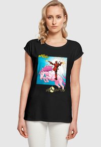 ABSOLUTE CULT DEADPOOL - UNICORN BATTLE  - T-shirts med print - black