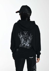 Ed Hardy NYC MONO - Jersey con capucha - black