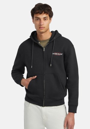 Guess, FELPA - Sweater met rits - nero