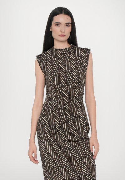 Diane von Furstenberg DARRIUS DRESS - Žerzejové šaty - black