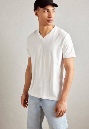 Esprit V-NECK REGULAR FIT - T-shirts basic - white