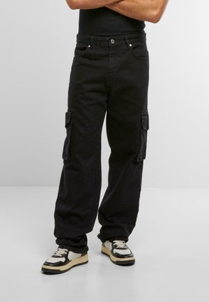 Relaxed fit jeans - black