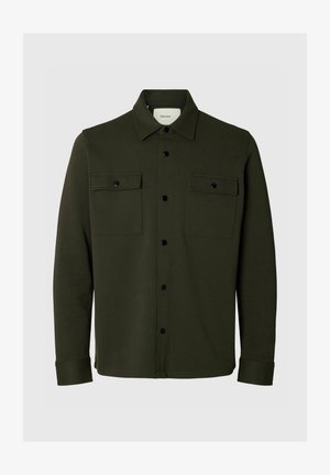 Selected, SLHJACKIE SWEAT JACKET NOOS - Chaqueta fina - peat