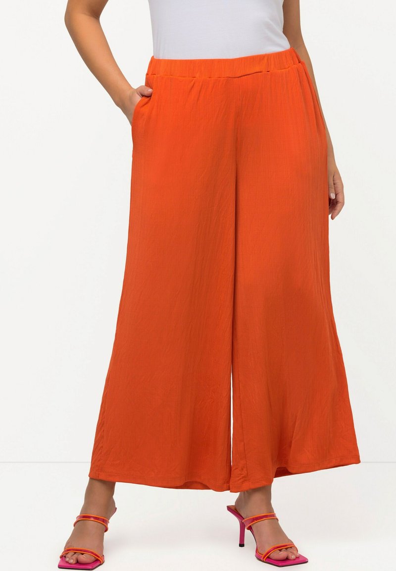 Ulla Popken CULOTTE STRUCTUUR  ELASTISCHE BAND - Kalhoty - feloranje