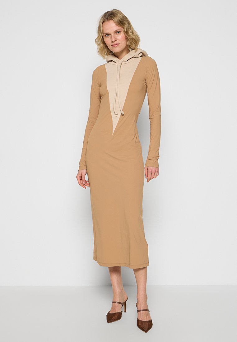 MM6 Maison Margiela Maxi-jurk camel