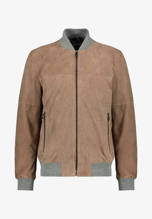 Leather jacket - sand