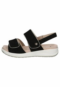 Platformas sandales - black suede