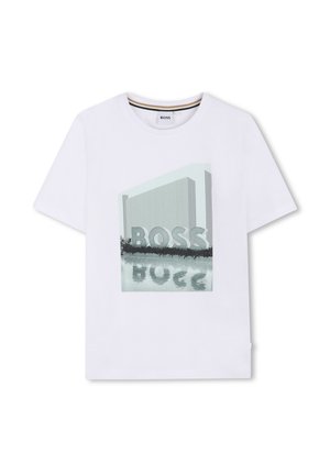 KURZÄRMELIGES - T-shirt imprimé - blanc